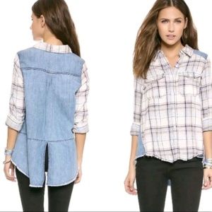 Free People Road Trip Getaway Flannel Size Small